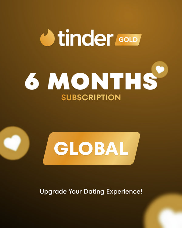 Tinder Gold 6 Month (Global) - Digital Key