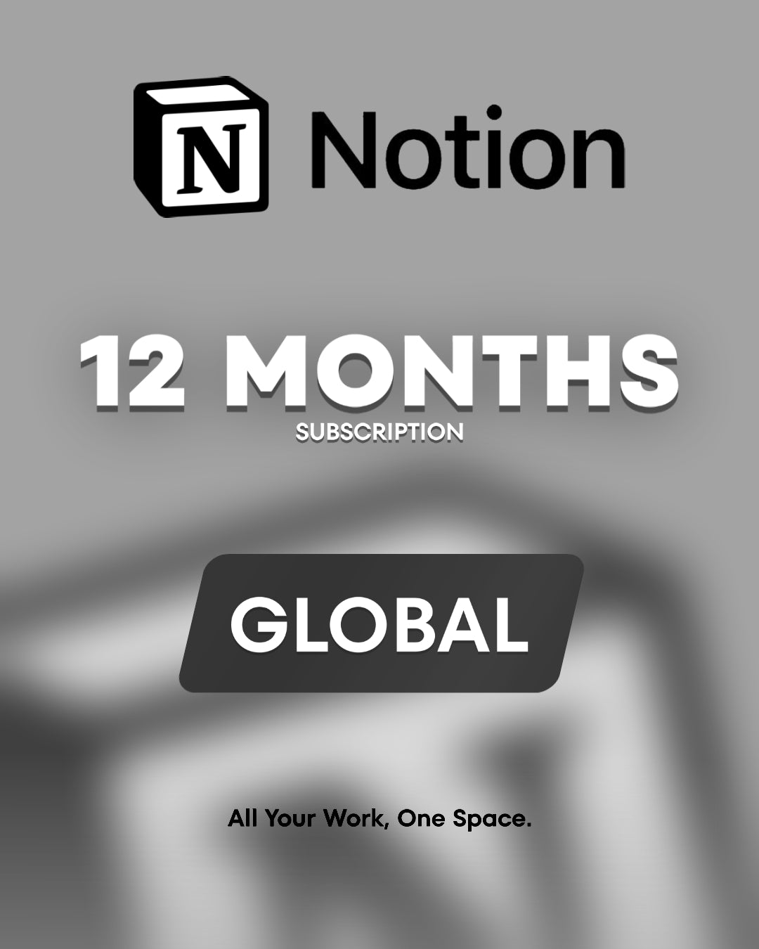 Notion Plus 12 Months - Account - (Global)