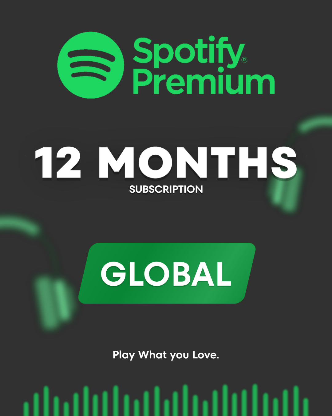 Spotify Premium Monthly - (Global)