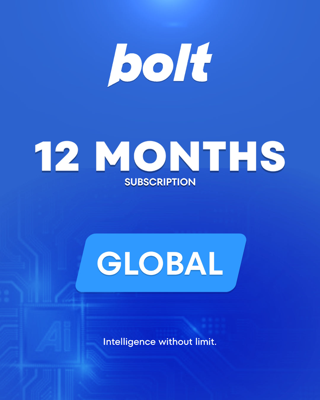 Bolt.new Pro 12 Months (Global) - Bolt.new Key