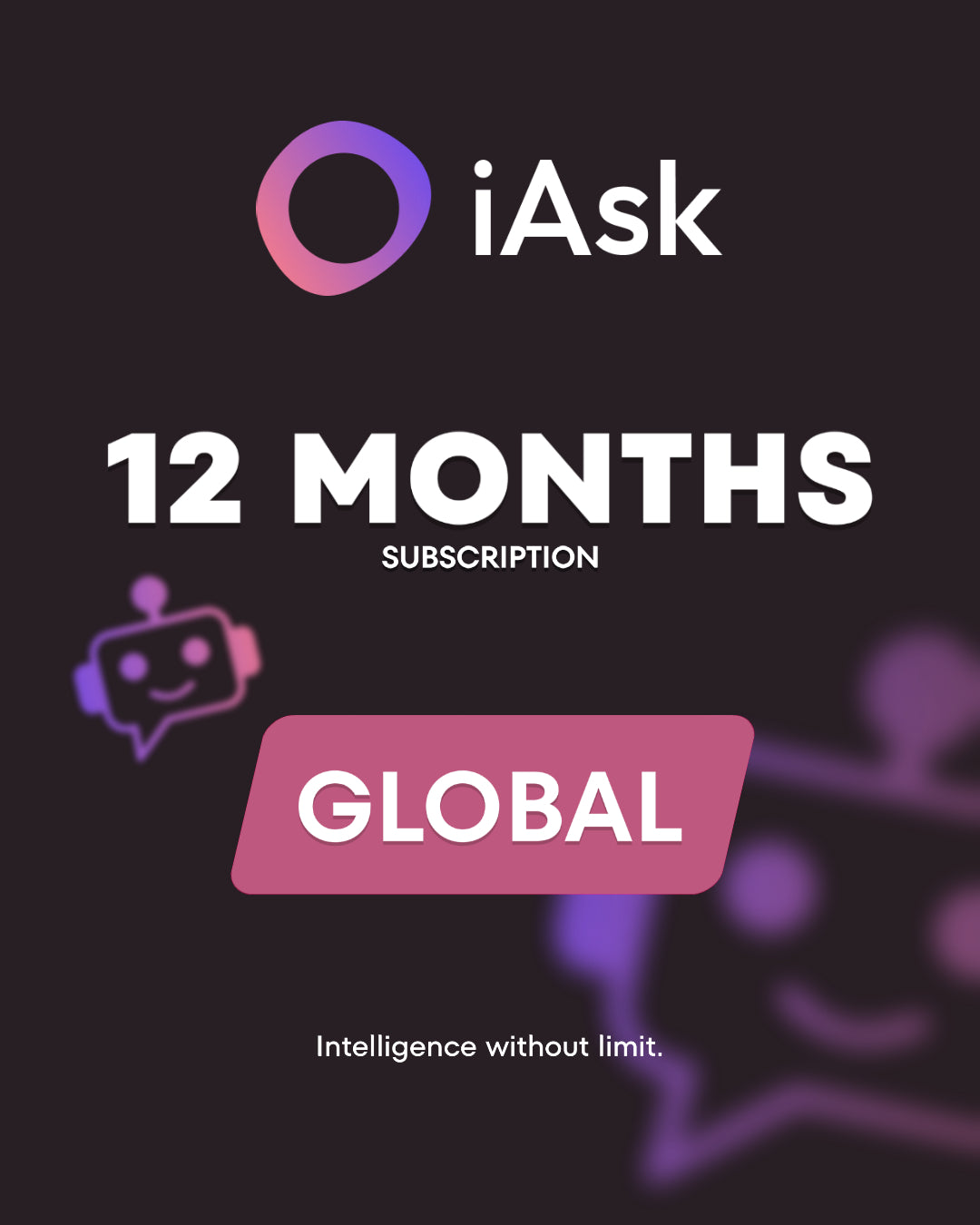 iAsk AI Pro 1 Year - (Global) - Account