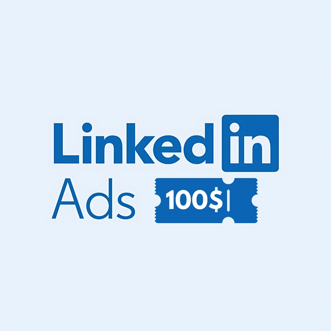 LinkedIN 100$ Ads Credit - (Global) - Coupon